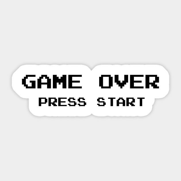 Cool Geeky Geek Video Games Gamer Gaming T-Shirts Sticker by Anthony88